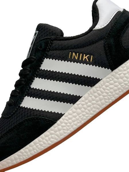 Adidas Originals Iniki Fleece Termo Black White Stripes Gum B1682-837055 фото