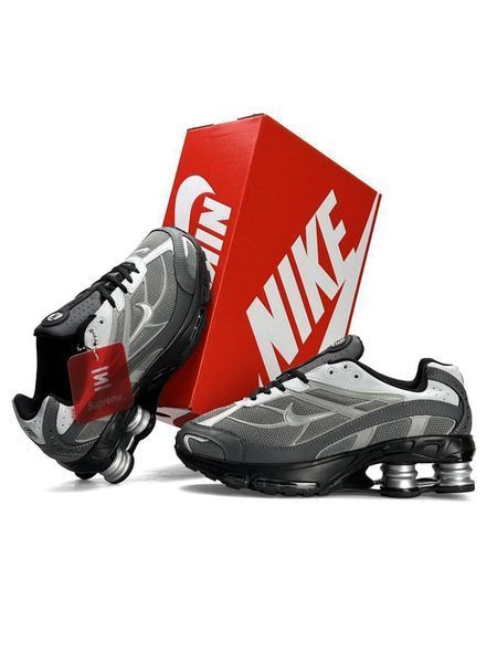 Nike x Supreme Shox Ride 2 SP Grey White Black А4368-1211936 фото