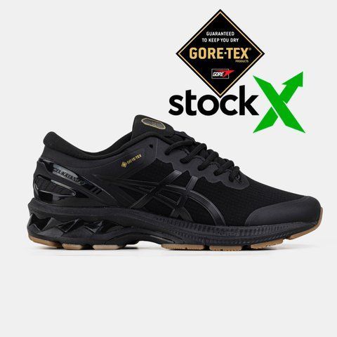 Asics Gel-Kayano 27 Gore-Tex Black Brown #art1635-1344586 фото