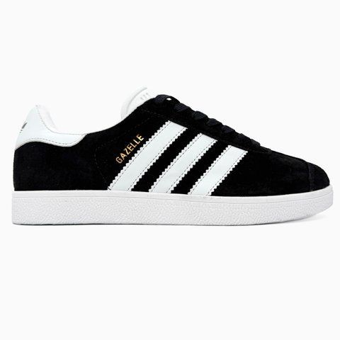 Adidas Gazelle Black/White adi-0295-354333 фото