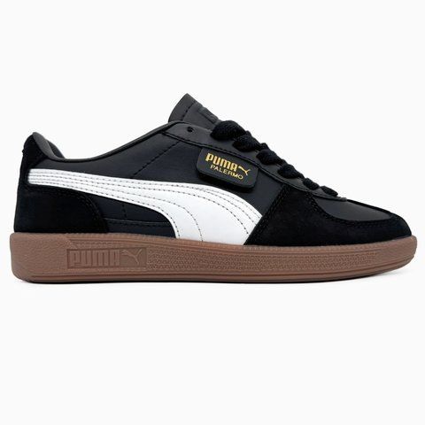 Puma Palermo Leather Black/Gray/Gum pum-0026-1025088 фото