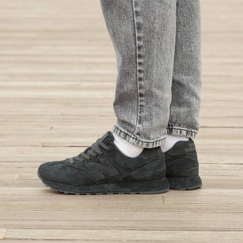 New Balance 574 x Stone Island Ghost Pack Black 2635-1511563 фото