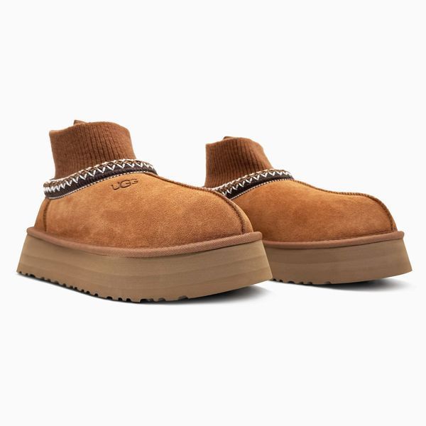 Ugg Tasman Platform Sock Chestnut ugg-0137-1762633 фото