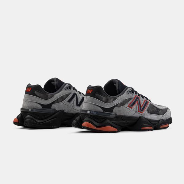 New Balance 9060 Grey Black Red #art1739-1500169 фото