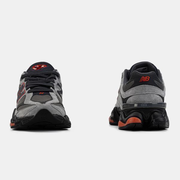 New Balance 9060 Grey Black Red #art1739-1500169 фото