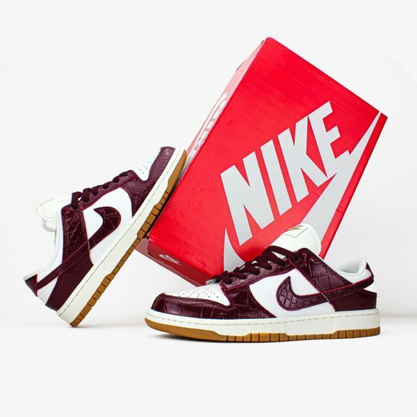 Nike SB Dunk -- "Burgundy Croc" B101-1604664 фото