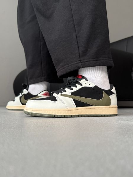 Nike Air Jordan 1 Low x Travis Scott Olive nik-0535-975177 фото