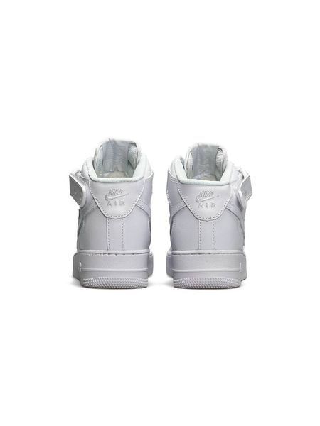 Nike Air Force 1 High All White Fur B1792-845933 фото