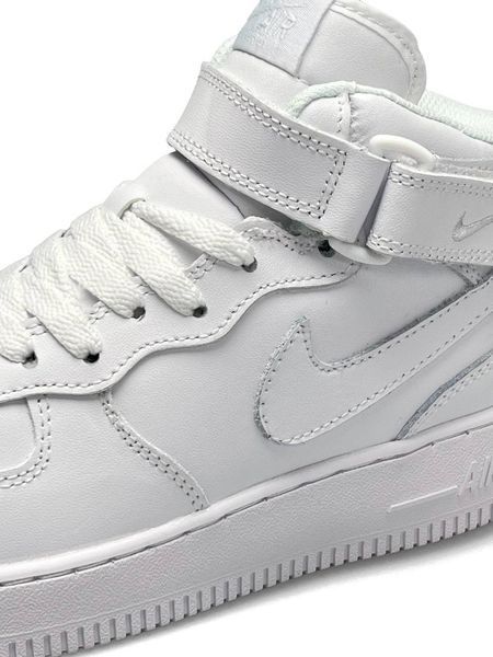 Nike Air Force 1 High All White Fur B1792-845933 фото