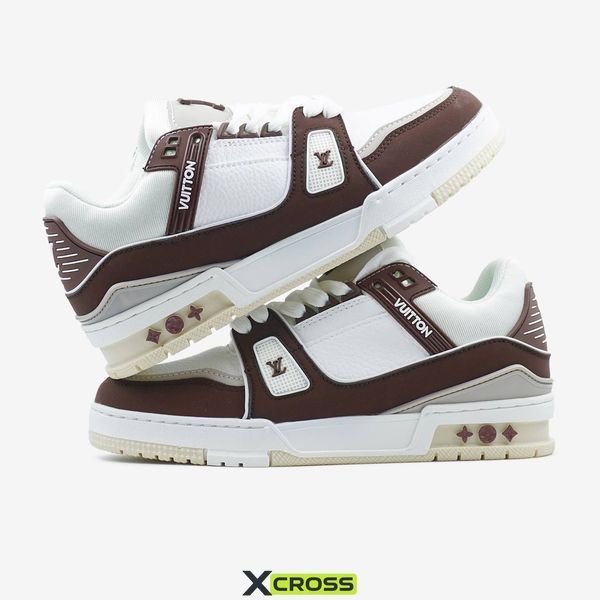 Louis Vuitton Trainer White Brown 10015-1490721 фото