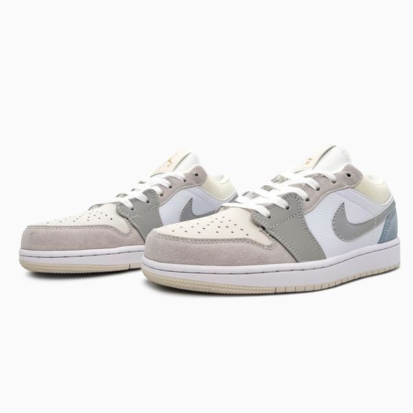 Nike Air Jordan 1 Low Grey/White/Blue nik-0705-1393743 фото