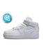 Nike Air Force 1 High All White Fur B1792-845933 фото 1
