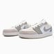 Nike Air Jordan 1 Low Grey/White/Blue nik-0705-1393743 фото 2