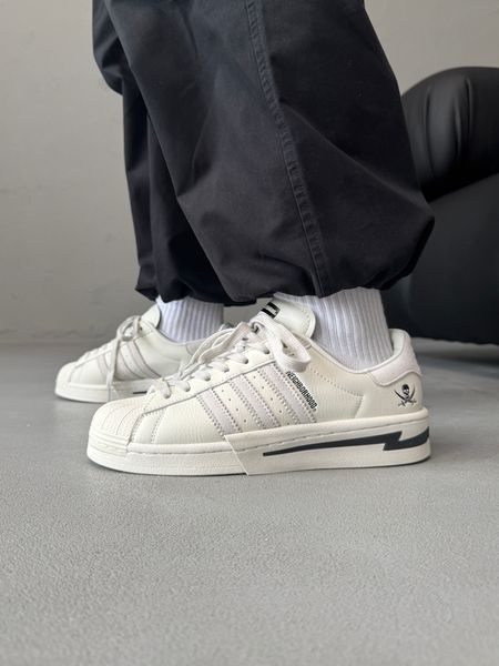 Adidas Superstar x Neighborhood White/Black adi-0473-985560 фото