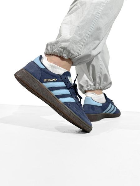 Adidas Spezial Black/Blue adi-0401-660719 фото