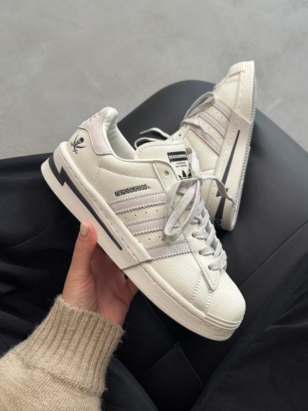 Adidas Superstar x Neighborhood White/Black adi-0473-985560 фото