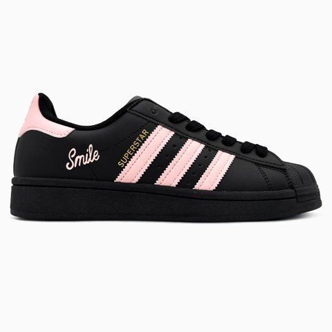 Adidas Superstar Smile Black/Pink adi-0600-1791458 фото