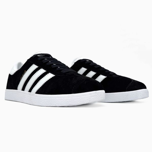 Adidas Gazelle Black/White adi-0295-354332 фото