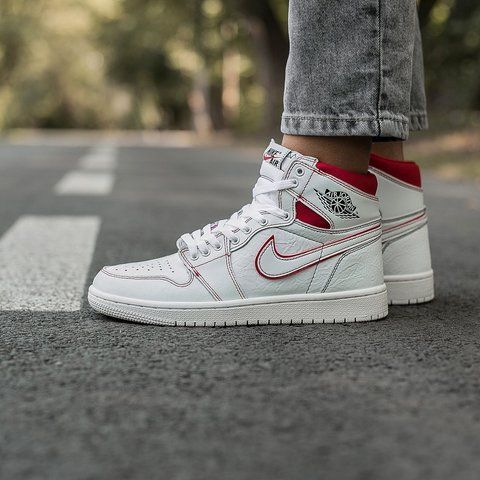 Air Jordan Retro 1 &ldquo;White Red &rdquo; 633-1356353 фото