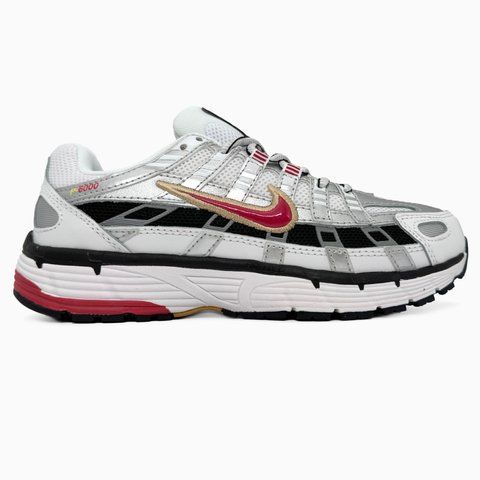 Nike P-6000 White/Silver/Red nik-0443-620815 фото