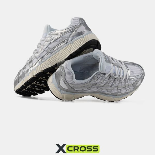 Nike P-6000 White Silver Blue #art1730-1497731 фото