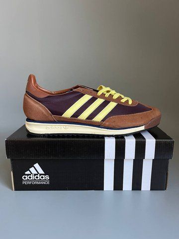 Adidas SL 72 OG Brown/Yellow БРАК 957 adi-0465-0957-1647438 фото