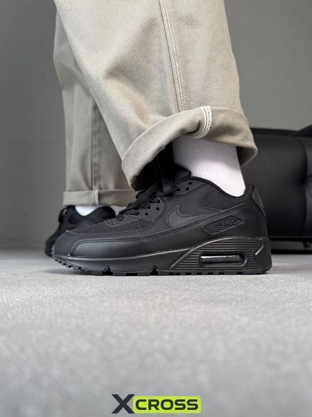 Nike Air Max 90 Triple Black nik-0536-975185 фото