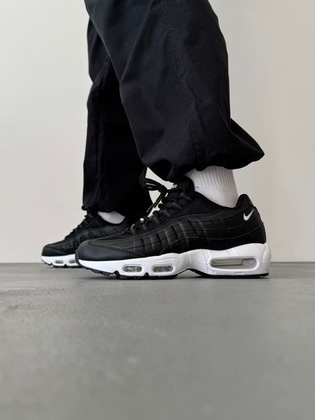 Nike Air Max 95 Black/White nik-0499-892334 фото