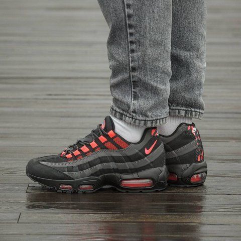 Nike Air Max 95 'Black Laser Crimson' 2582-1441432 фото