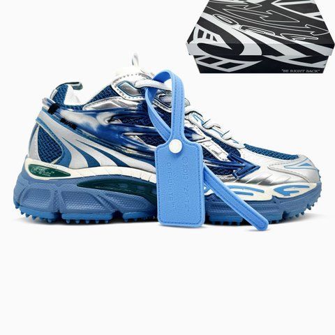 Off-White Be Right Back Blue/Silver off-0011-1628255 фото