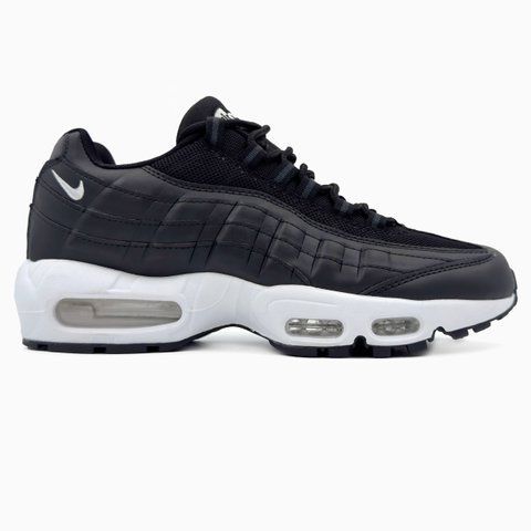 Nike Air Max 95 Black/White nik-0499-892334 фото