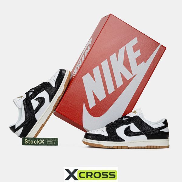 Nike Dunk Low LX "Black White" #art1840-1613769 фото