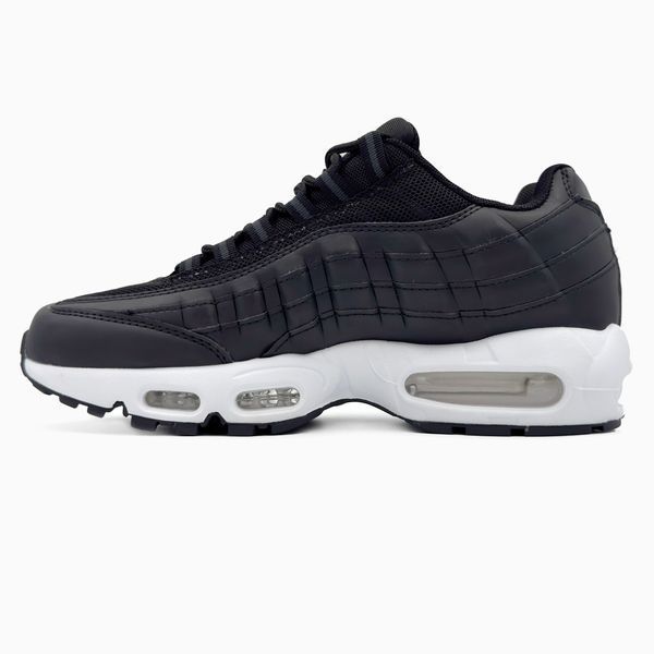 Nike Air Max 95 Black/White nik-0499-892334 фото