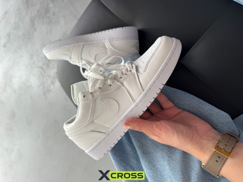 Nike Air Jordan 1 Low Triple White nik-0826-1628195 фото