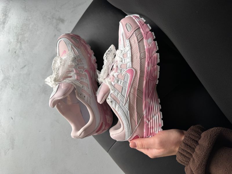 Nike P-6000 White/Pink Custom nik-0722-1408882 фото