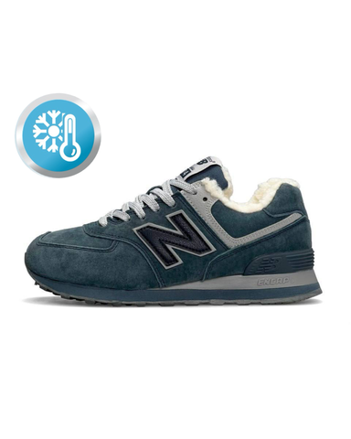 New Balance 574 Dark Grey Fur B1786-843237 фото