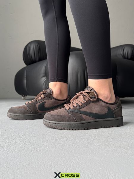 Nike Air Jordan 1 Low x Travis Scott Velvet Brown nik-0725-1428494 фото
