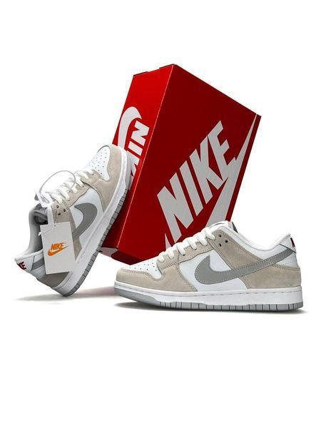 Nike SB Dunk Low Pro Beige White Grey B4968-1433737 фото