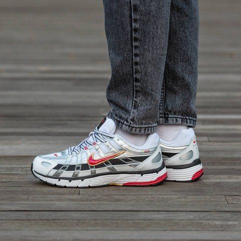 Nike P-6000 White Red 1881-877206 фото
