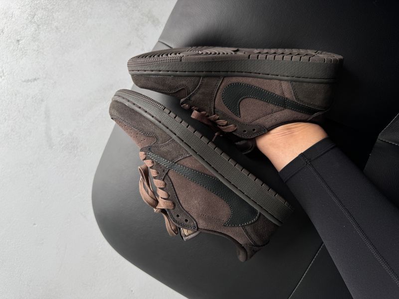Nike Air Jordan 1 Low x Travis Scott Velvet Brown nik-0725-1428494 фото