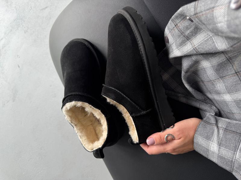 Ugg Classic Micro Boot Black ugg-0114-1301338 фото