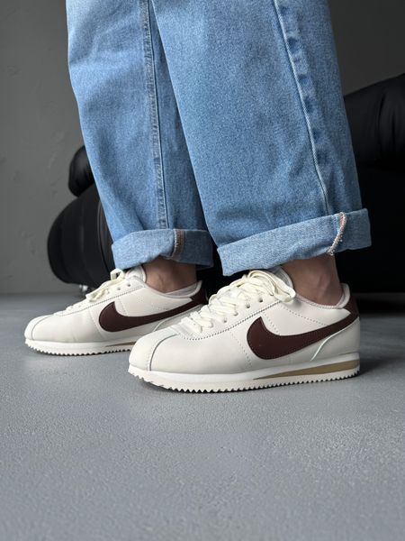 Nike Cortez Beige/Brown nik-0645-1142938 фото