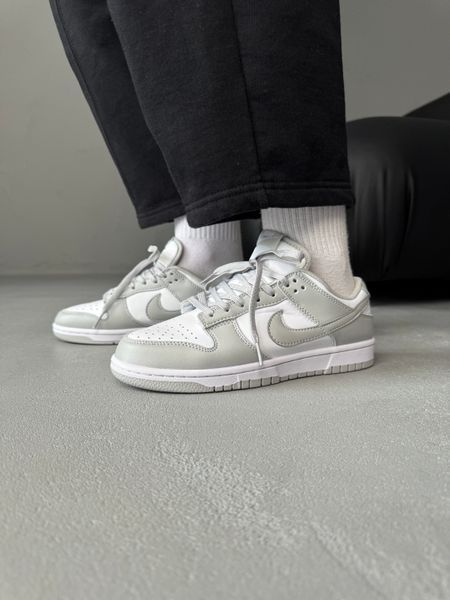 Nike Dunk Low Light Grey/White nik-0395-477988 фото
