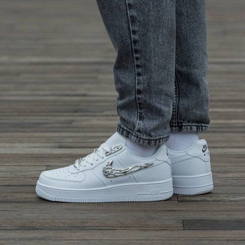 Nike Air Force 1 Low Molten Metal Silver 2457-1388780 фото