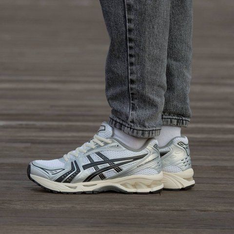 Asics Gel-Kayano 14 White Silver Black 2555-1417171 фото