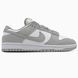 Nike Dunk Low Light Grey/White nik-0395-477988 фото 1
