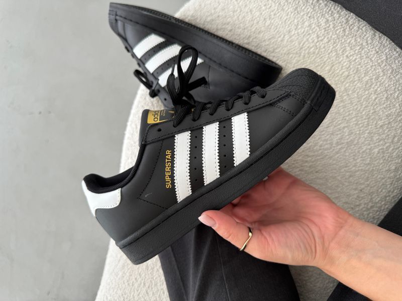 Adidas Superstar Black adi-0370 adi-0370-505532 фото