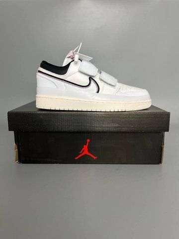 Nike Air Jordan 1 Retro Low Double Strap White БРАК 243 nik-0444-0243-1168365 фото