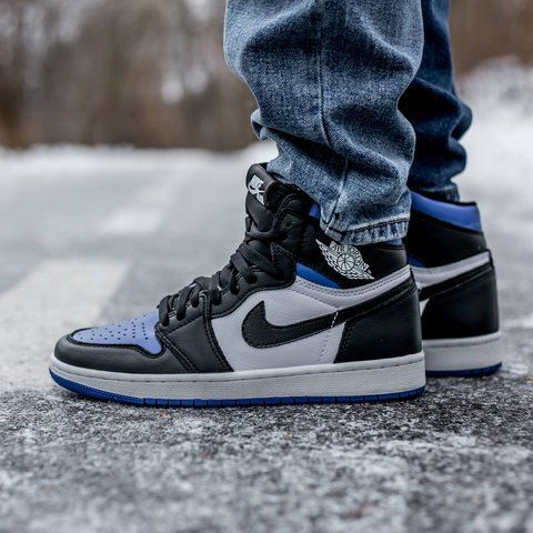 Air Jordan Retro 1 Black Blue 983-1336186 фото