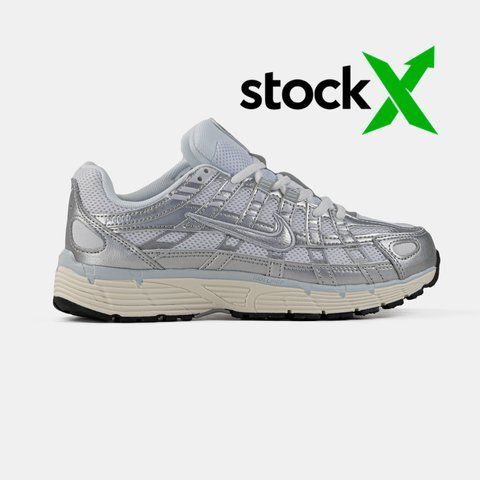 Nike P-6000 White Silver Blue #art1730-1497736 фото